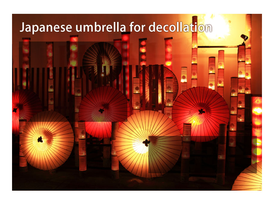 Japanese Umbrella for decollation