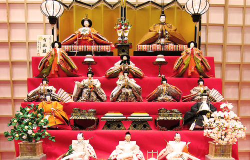 Kyoto hina doll festival Japan shopping