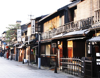 gion city kyoto japan　sightseeing