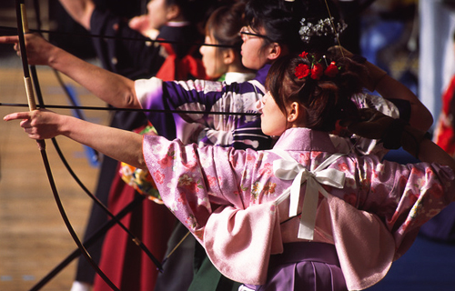 kyoto Sanjusangendo Archery festival
